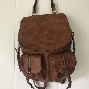 Sole Society Faux Leather backpack